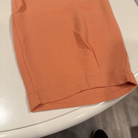 everyday JONES by Madeline Jones Crepe Pants Tie Waist Coral Reef 1X - Picture 2 of 9